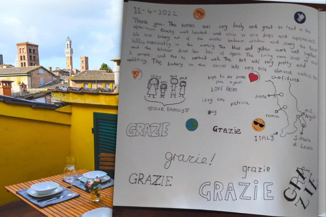 Apartmán Un Terrazzo Sulla Magia Siena Exteriér fotografie